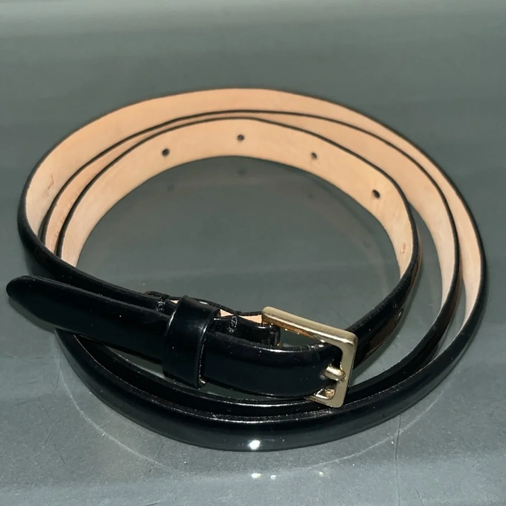 J. Crew patent leather slim belt - Picture 6 of 8